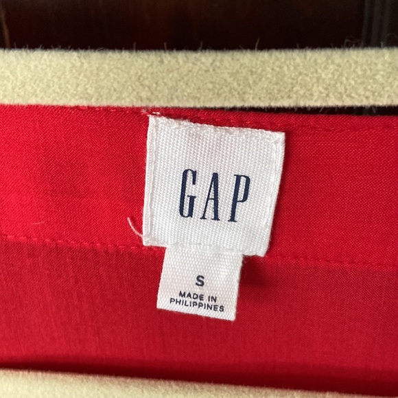 Red Wrap Blouse - Picture 3 of 6